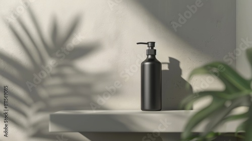 Floating Soap Dispenser Mockup hyper realistic 