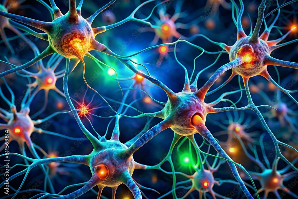 Human brain neurons Human brain neurons