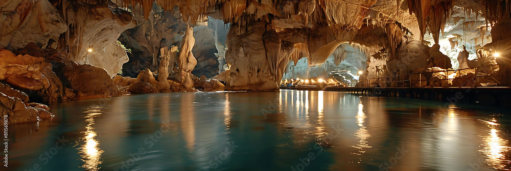 underground river mysteries in a cave