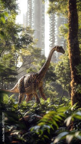 Prehistoric Creature Thrives in Urban Ecosystem Showcasing Convergence of Paleontology and Conservation