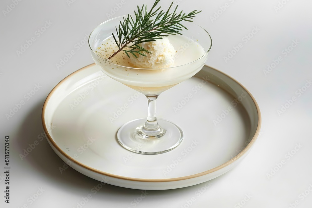 Citron Vodka and Douglas Fir Sorbet Martini Delight Citron Vodka and Douglas Fir Sorbet Martini Delight