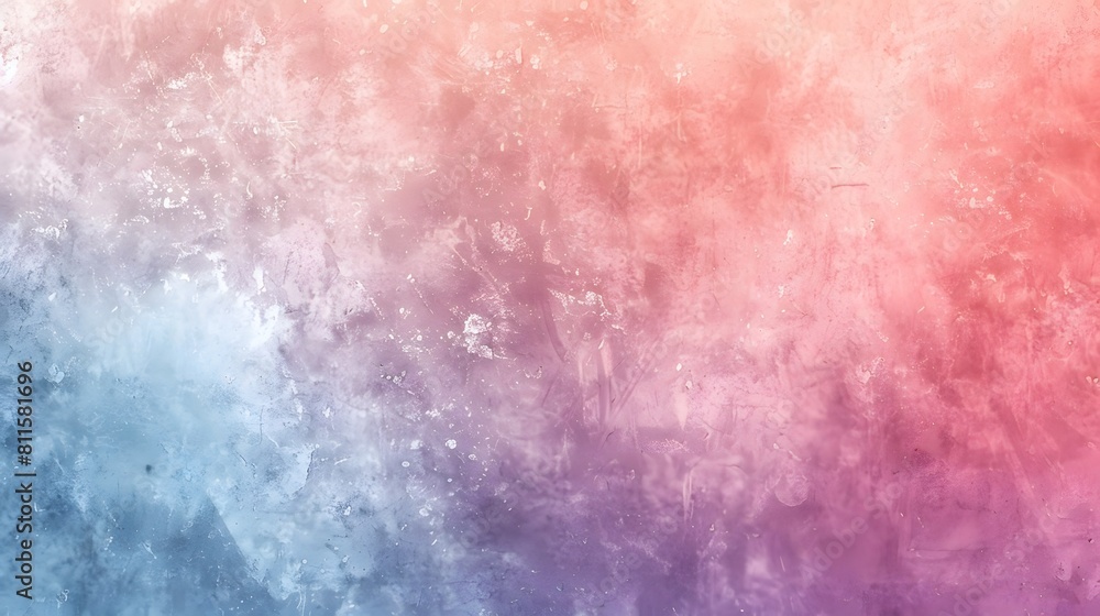 Fototapeta premium Vibrant Abstract Artistic Background with Blue-Pink Gradient, Textured Paint Strokes and Splatters for Creative Wallpaper or Banner Design