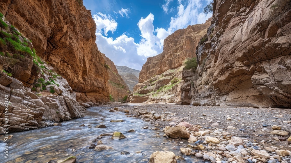 Todra Gorge Morocco, HDR three exposures,