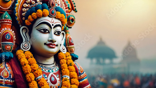 Portrait of Goddess Durga 