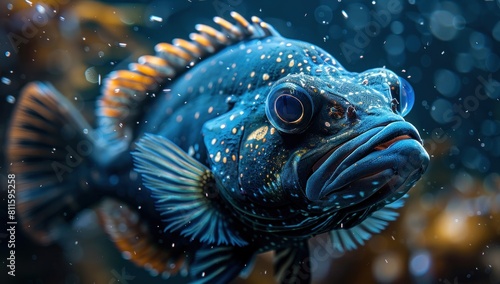 Experiment with different lighting setups to create dramatic shadows and highlights, accentuating the deep-sea fish's form and texture.