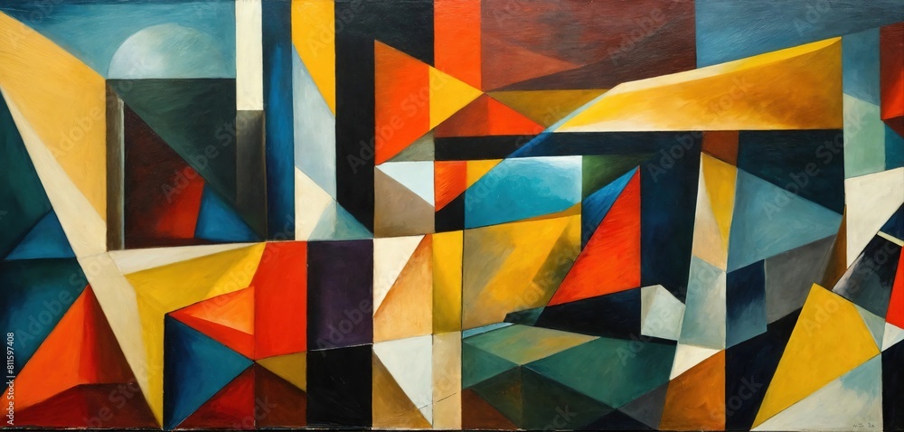 Illustration on the theme of modern painting. Art. Generative AI Illustration on the theme of modern painting. Art. Generative AI