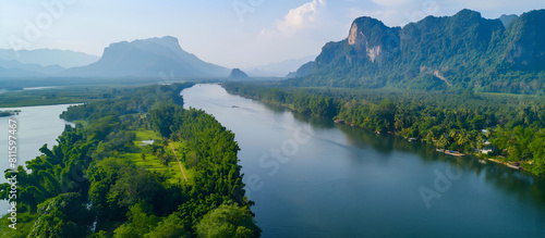 lake in the mountains