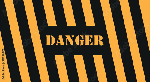 Wallpaper Mural warning sign, warning text, warning text, traffic lane warning sign Torontodigital.ca