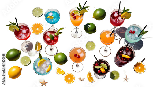 Obraz na płótnie header tropical resort background holidays summer vacation banner bsite bar tourism travel beach cocktails cocktail sea sunset paradise palm island nature caribbean holiday seascape landscape sun w salonie