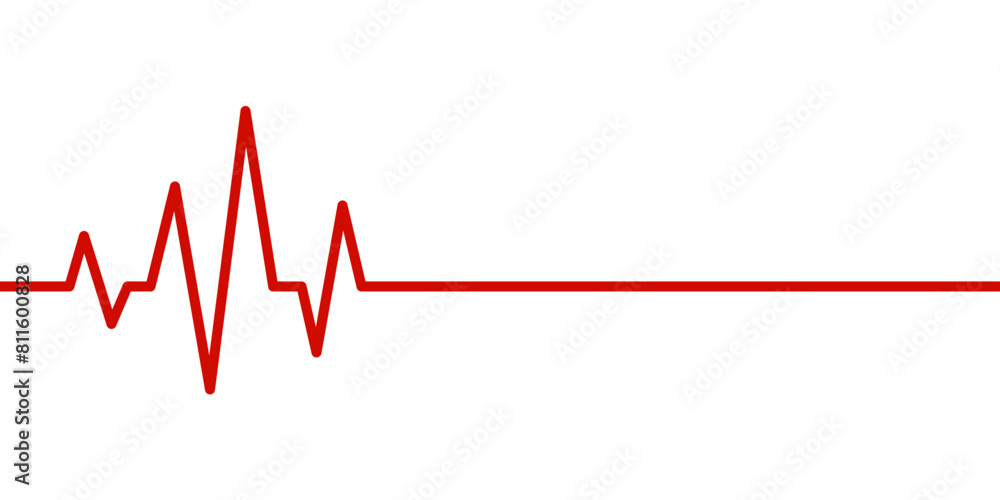 heart rate graphic illustration. vector red heartbeat line icon heart rate graphic illustration. vector red heartbeat line icon