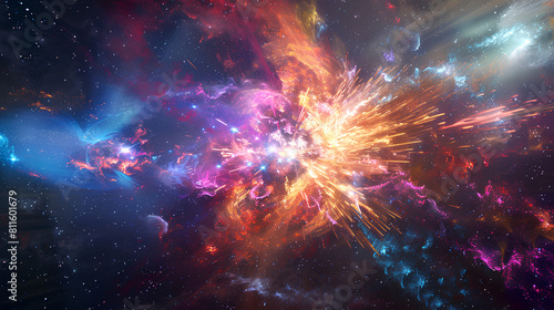 origin of the universe, Big Bang collision photo