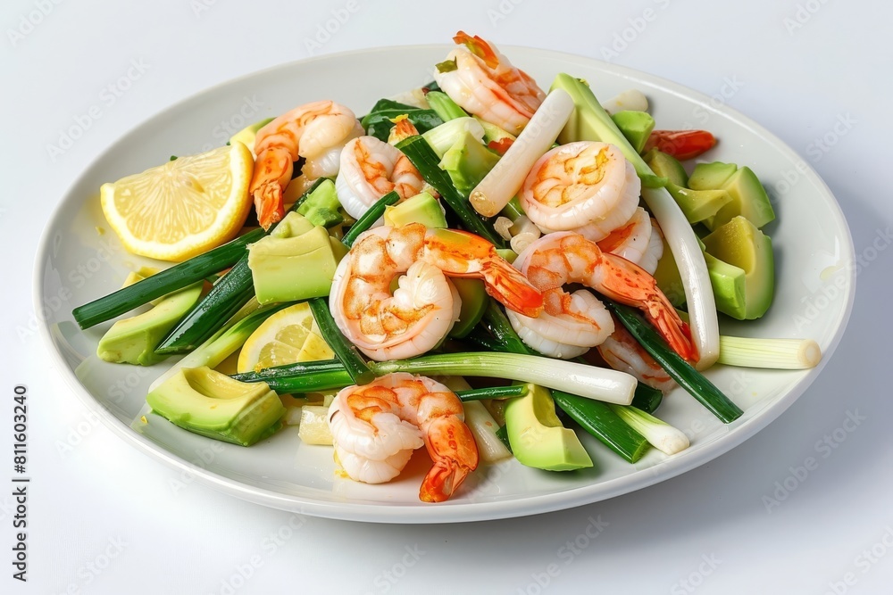Simple and Tasty Shrimp and Avocado Stir-Fry with Lemon Simple and Tasty Shrimp and Avocado Stir-Fry with Lemon