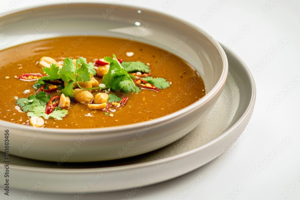 Exotic Spice Infused Peanut Sauce with Cilantro Exotic Spice Infused Peanut Sauce with Cilantro