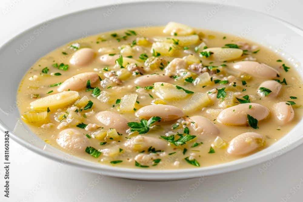 Mouthwatering 5-Ingredient White Bean Soup with Fresh Parsley Mouthwatering 5-Ingredient White Bean Soup with Fresh Parsley