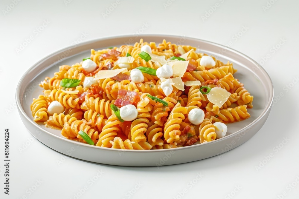 Satisfying Five-Cheese Fusilli Pasta with Bacon and Thyme Drizzle Satisfying Five-Cheese Fusilli Pasta with Bacon and Thyme Drizzle