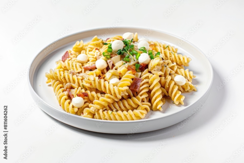 Tempting Five-Cheese Pasta with Bacon and White Wine Infusion Tempting Five-Cheese Pasta with Bacon and White Wine Infusion