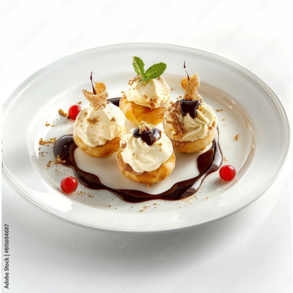 Effortless 5-Minute Donut Profiteroles with Ice Cream and Warm Fudge Sauce Effortless 5-Minute Donut Profiteroles with Ice Cream and Warm Fudge Sauce
