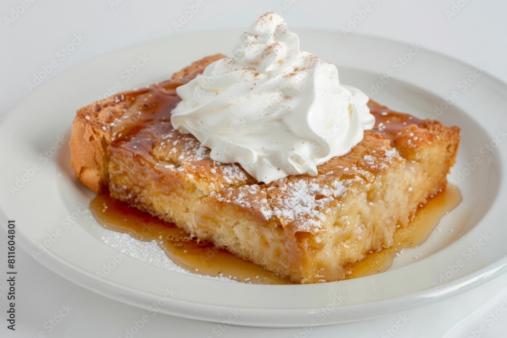 Delightful Bread Pudding with Real Whipped Cream and Brandy Delightful Bread Pudding with Real Whipped Cream and Brandy