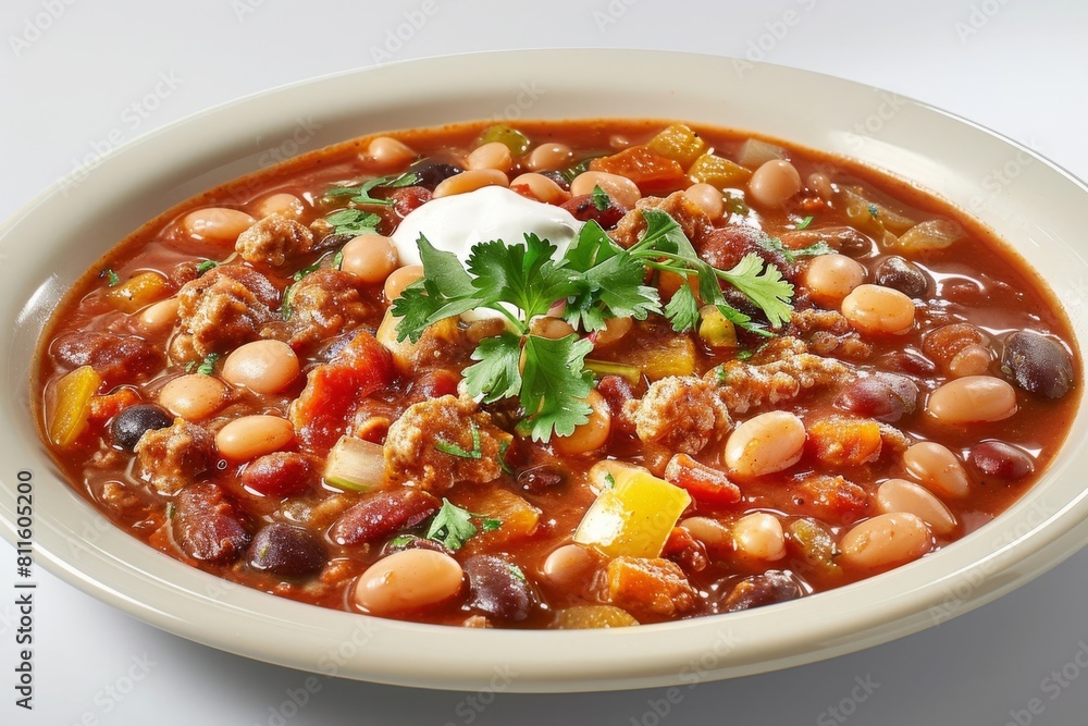 Flavorful 5 Bean Chili with Fragrant Aroma of Seasoning Mix Flavorful 5 Bean Chili with Fragrant Aroma of Seasoning Mix