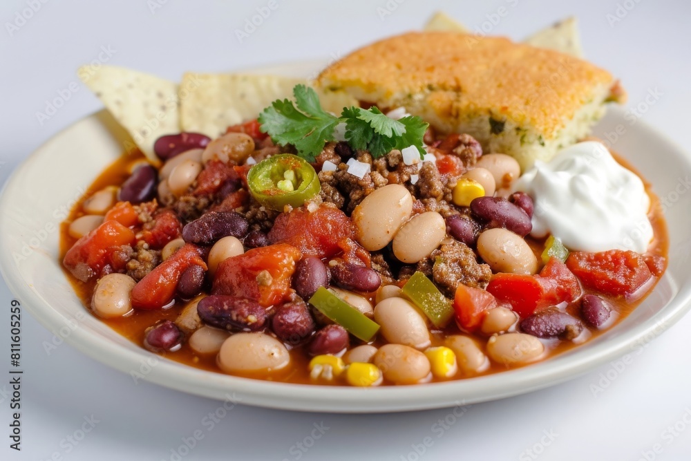 Gourmet 5 Bean Chili with Fragrant Aroma of Seasoning Mix Gourmet 5 Bean Chili with Fragrant Aroma of Seasoning Mix