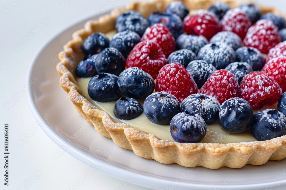 Scrumptious 4th of July Berry Tart with Creamy White Chocolate Scrumptious 4th of July Berry Tart with Creamy White Chocolate
