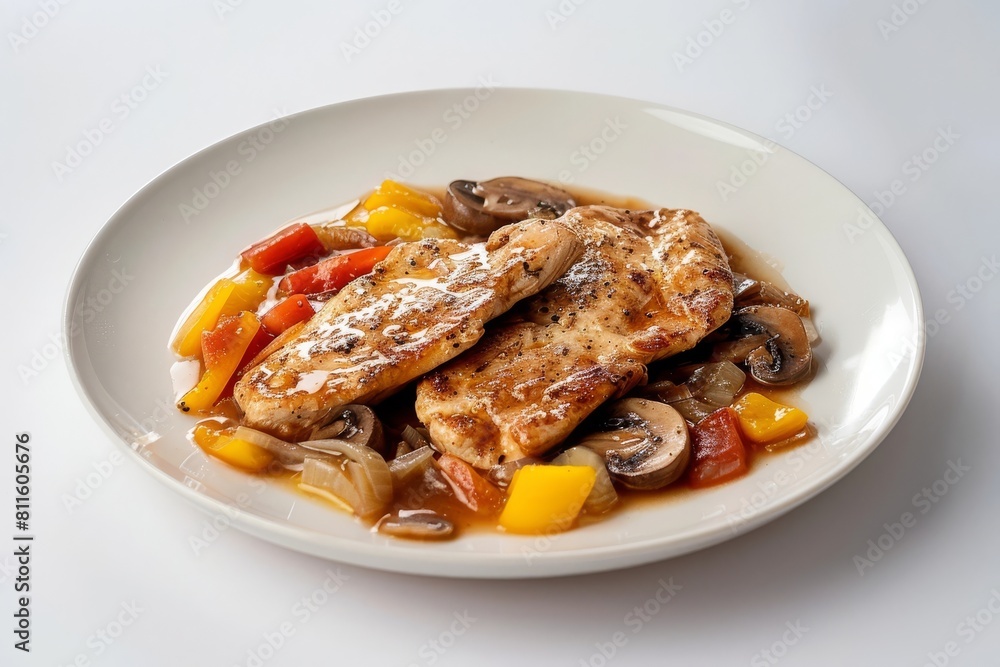 Homestyle Chicken Marengo Recipe with Sliced Paillards and Flavorful Sauce Homestyle Chicken Marengo Recipe with Sliced Paillards and Flavorful Sauce