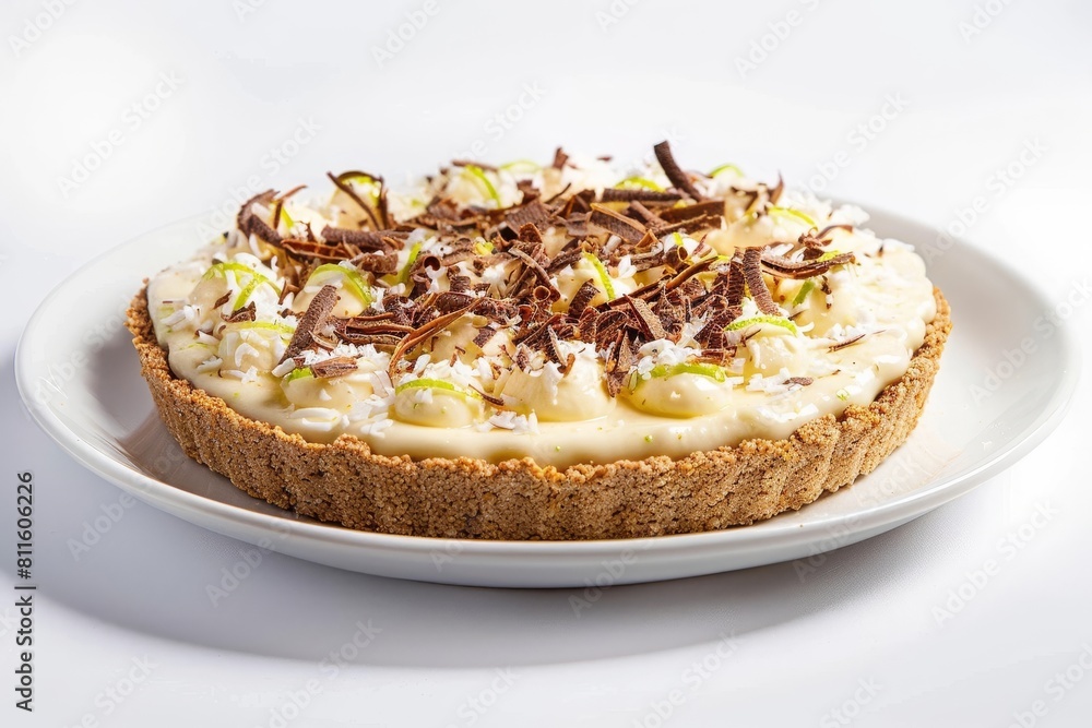 Coconut-Lime Pie: A Symphony of Flavors and Elegant Presentation Coconut-Lime Pie: A Symphony of Flavors and Elegant Presentation