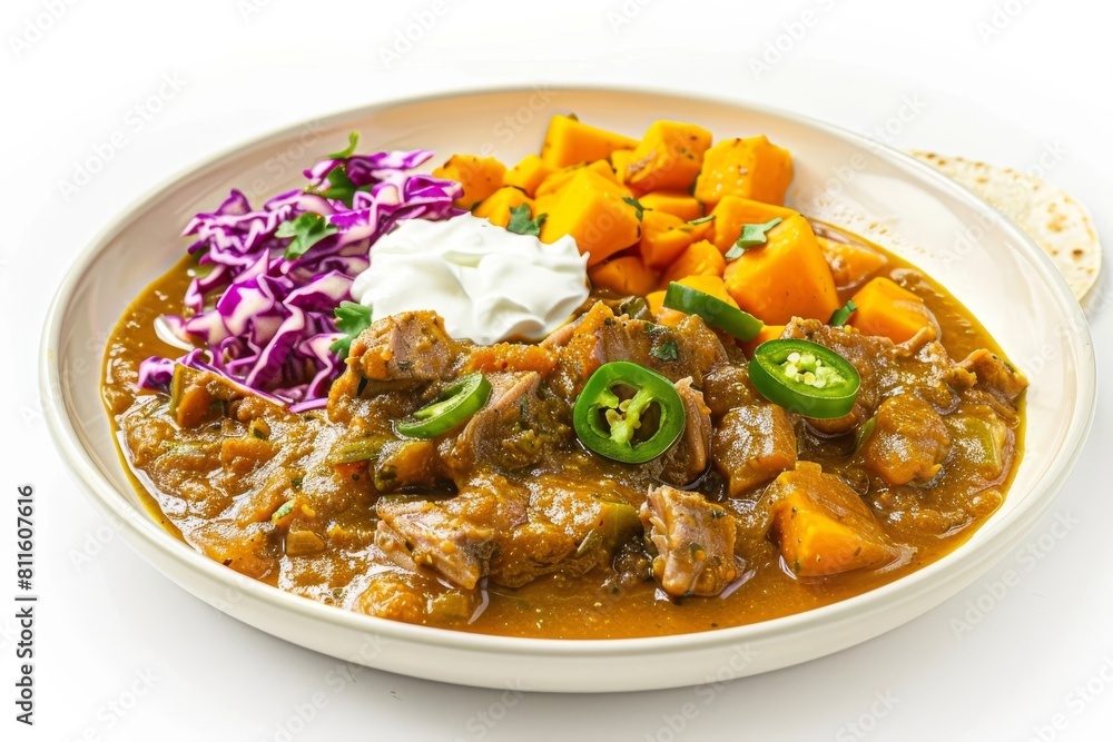 Spicy Pork and Sweet Potato Stew with Creamy Greek Yogurt and Freshly Made Corn Tortillas Spicy Pork and Sweet Potato Stew with Creamy Greek Yogurt and Freshly Made Corn Tortillas