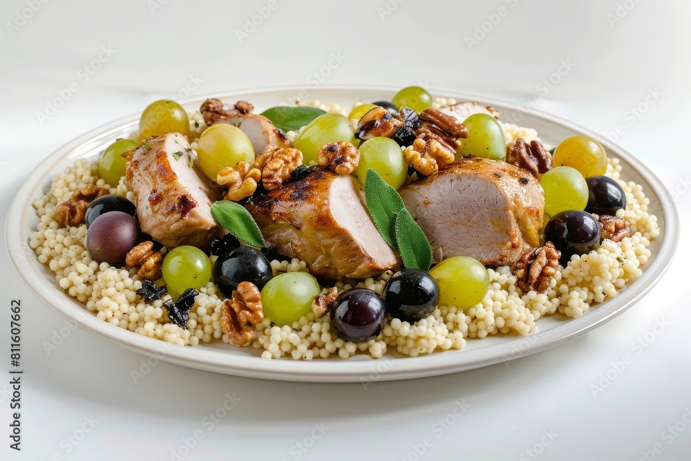 Roasted Pork and Grape Couscous Perfection Roasted Pork and Grape Couscous Perfection