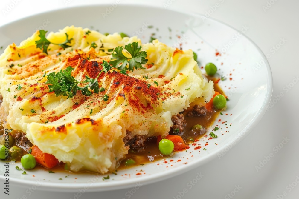 Hearty 30 Minute Shepherd's Pie with Generously Seasoned Ground Beef Hearty 30 Minute Shepherd's Pie with Generously Seasoned Ground Beef