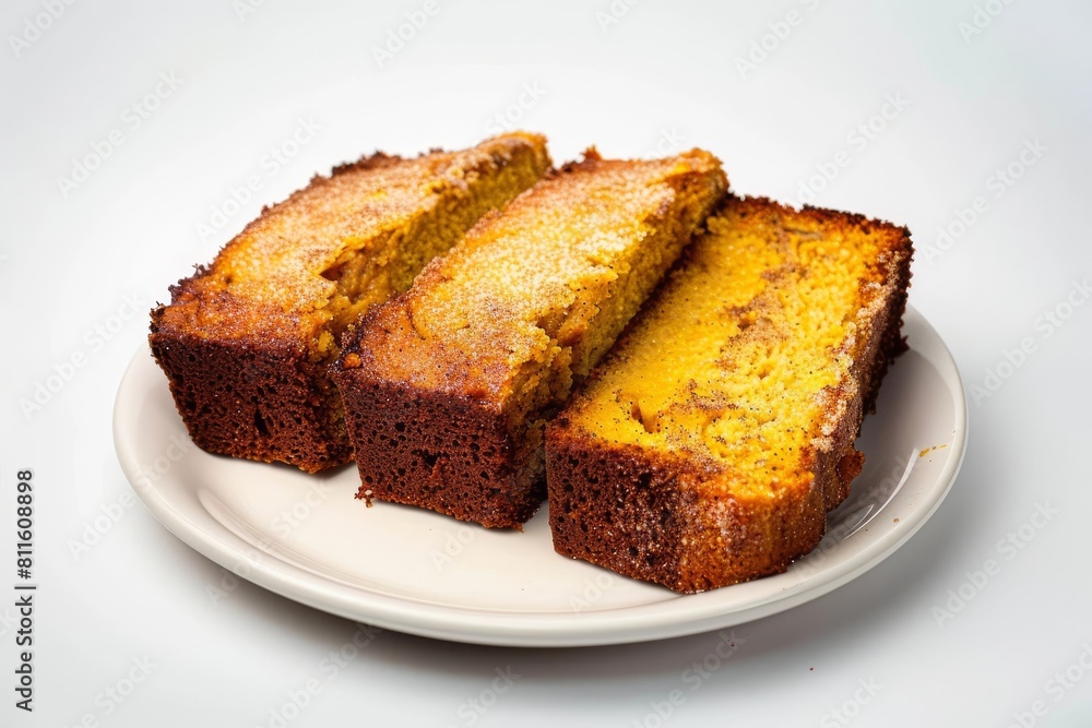 Golden Brown 3-Ingredient Pumpkin Bread with Delicate Cinnamon Sugar Golden Brown 3-Ingredient Pumpkin Bread with Delicate Cinnamon Sugar