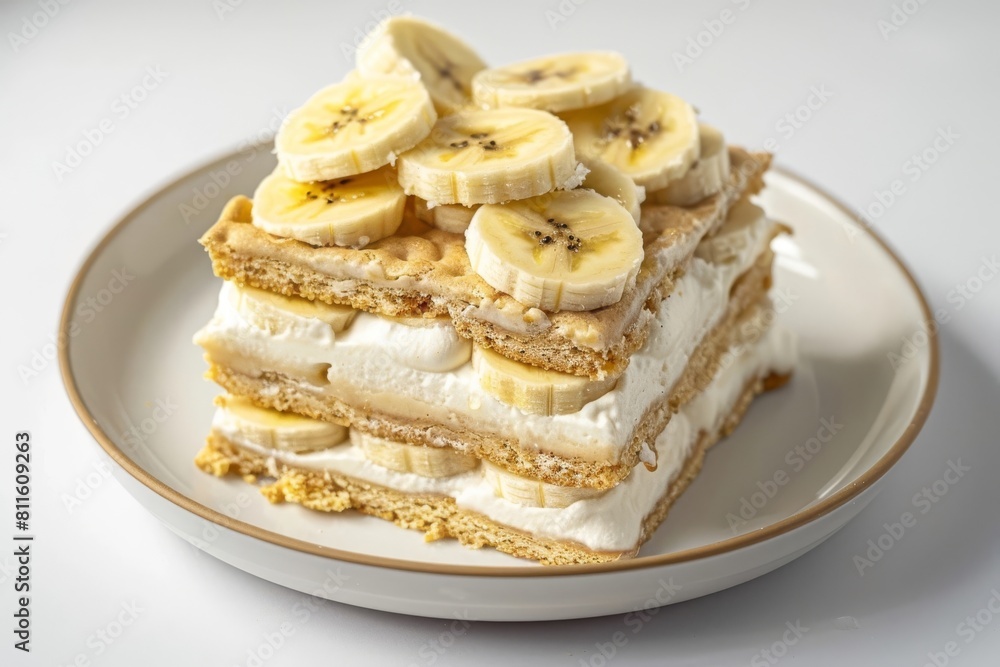 Light and Airy 3-Ingredient Banana Icebox Cake with Fresh Bananas Light and Airy 3-Ingredient Banana Icebox Cake with Fresh Bananas
