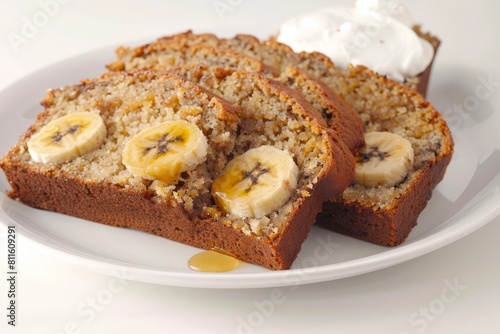 3-Ingredient Banana Bread: A Heavenly Delight with Whipped Cream