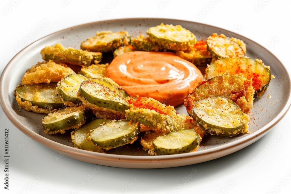 Mouthwatering Cajun Fried Pickles with Tangy Horseradish Drizzle Mouthwatering Cajun Fried Pickles with Tangy Horseradish Drizzle