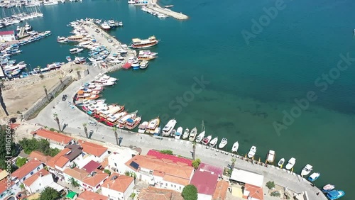 aerial views of sigacik, Seferihisar