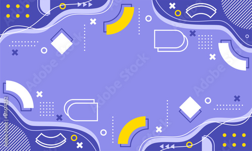 abstract geometry purple background. flat design style