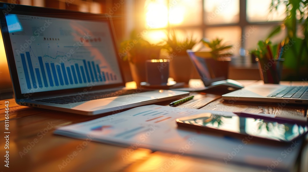 Office and Workspace Business Concept: A photo illustrating a business concept in an office or workspace Office and Workspace Business Concept: A photo illustrating a business concept in an office or workspace