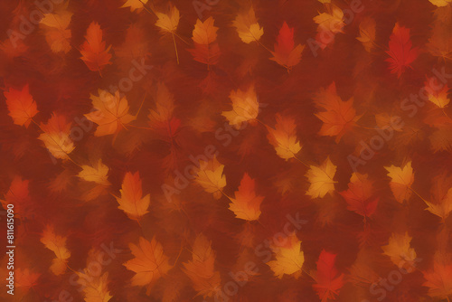 A warm  rich color gradient reflecting the beauty of autumn leaves.