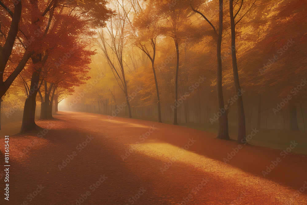 A warm, rich color gradient reflecting the beauty of autumn leaves.