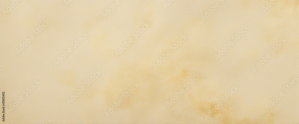 Pastel yellow beige Aquarelle painted paper texture