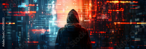 Fintech Security Analyst Combatting Fraud Concept: A fintech security analyst implementing advanced measures to protect user data in financial apps   Photo Realistic Stock Concept © Gohgah