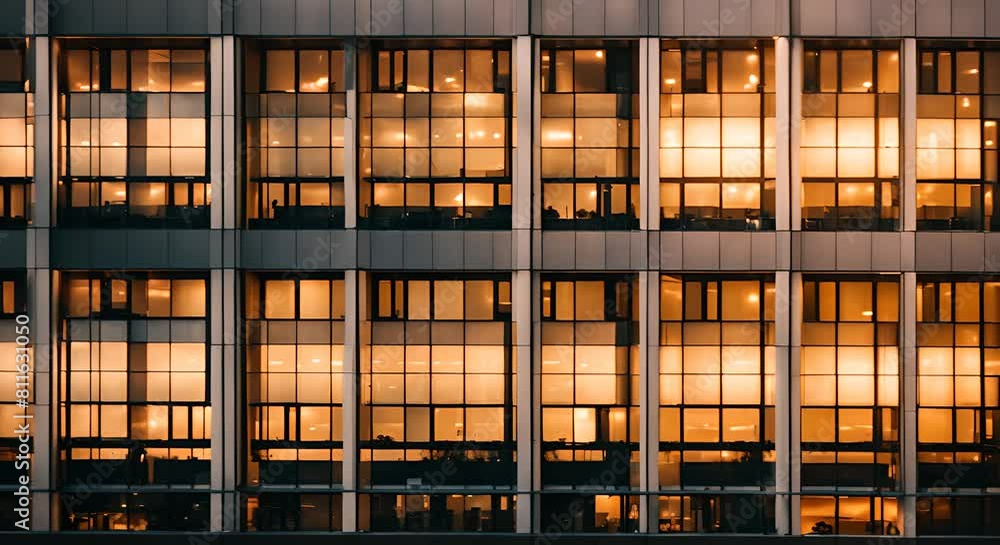 Modern office building. Modern office building.