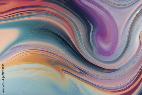 A smooth  fluid gradient where colors blend seamlessly like oil paints on water.