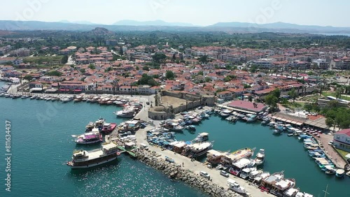 aerial views of sigacik, Seferihisar