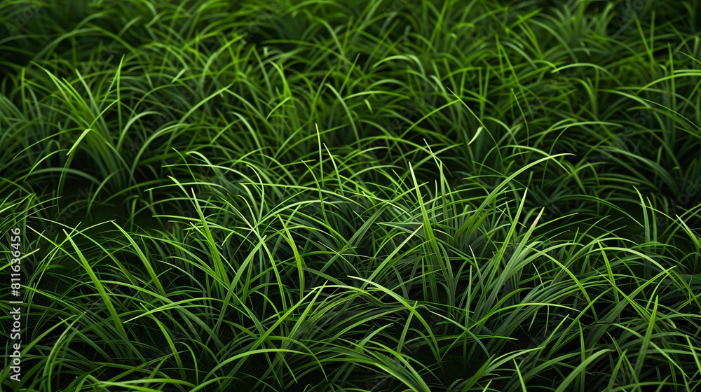 A field of green grass with a dark background. A field of green grass with a dark background.