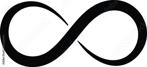 Endless, loop symbols. Infinity icon. Infinity, eternity, infinite, Unlimited infinity icon flat style stock vector