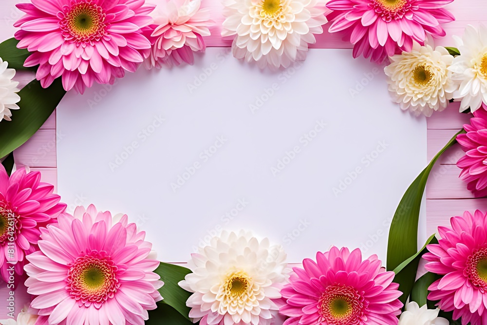3D render happy Mother's Day banner with copy space. Celebrating Mother's Day with, heart and flowers DESIGN. 3D render happy Mother's Day banner with copy space. Celebrating Mother's Day with, heart and flowers DESIGN.