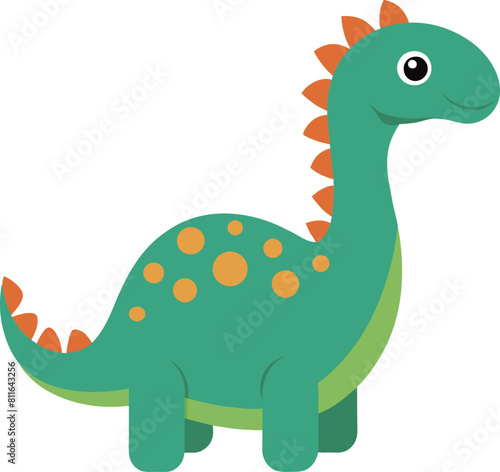 children s Dinosaur toy isolated on grey background