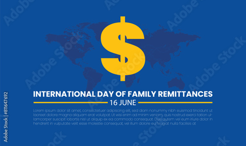 International Day of Family Remittances, held on 16 June.