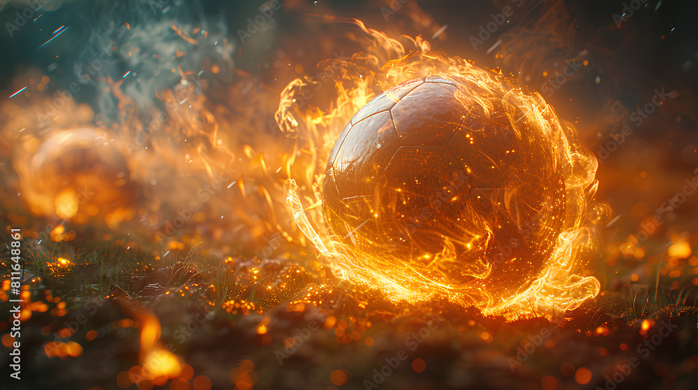 soccer sports game, fast fire ball kicks soccer sports game, fast fire ball kicks
